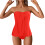 Μαγιό Tankini για γυναίκες, στράπλες, μπαντό μαγιό, μοντέρνο αδυνάτισμα, μονόχρωμο, 2 1