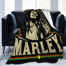 Bobs Marley Kuscheldecke, Flanelldecke für Bett und Sofa, 40" x 30"