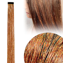 20 inch glitter haarextensies met metalen clip