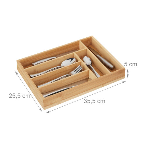 Bambu Bestickbricka 25,5 x 35,5 cm 1