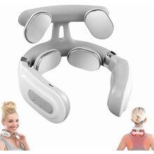 Aparat de masaj pentru gât Vitality Magic Pro2.0 cu 4 capete, 6 moduri