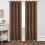 Mörkläggningsgardiner 132 cm B x 232 cm L, 2-pack, termisk polyester 1