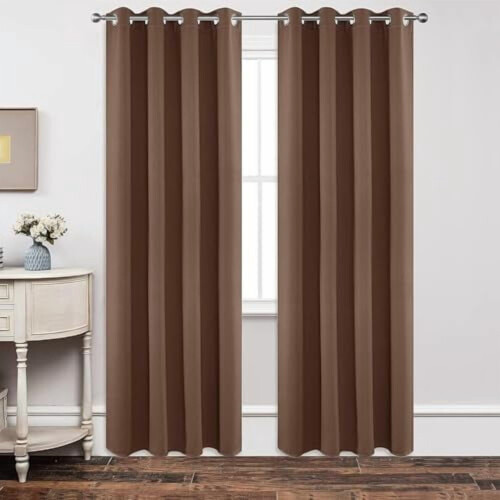 Mörkläggningsgardiner 132 cm B x 232 cm L, 2-pack, termisk polyester