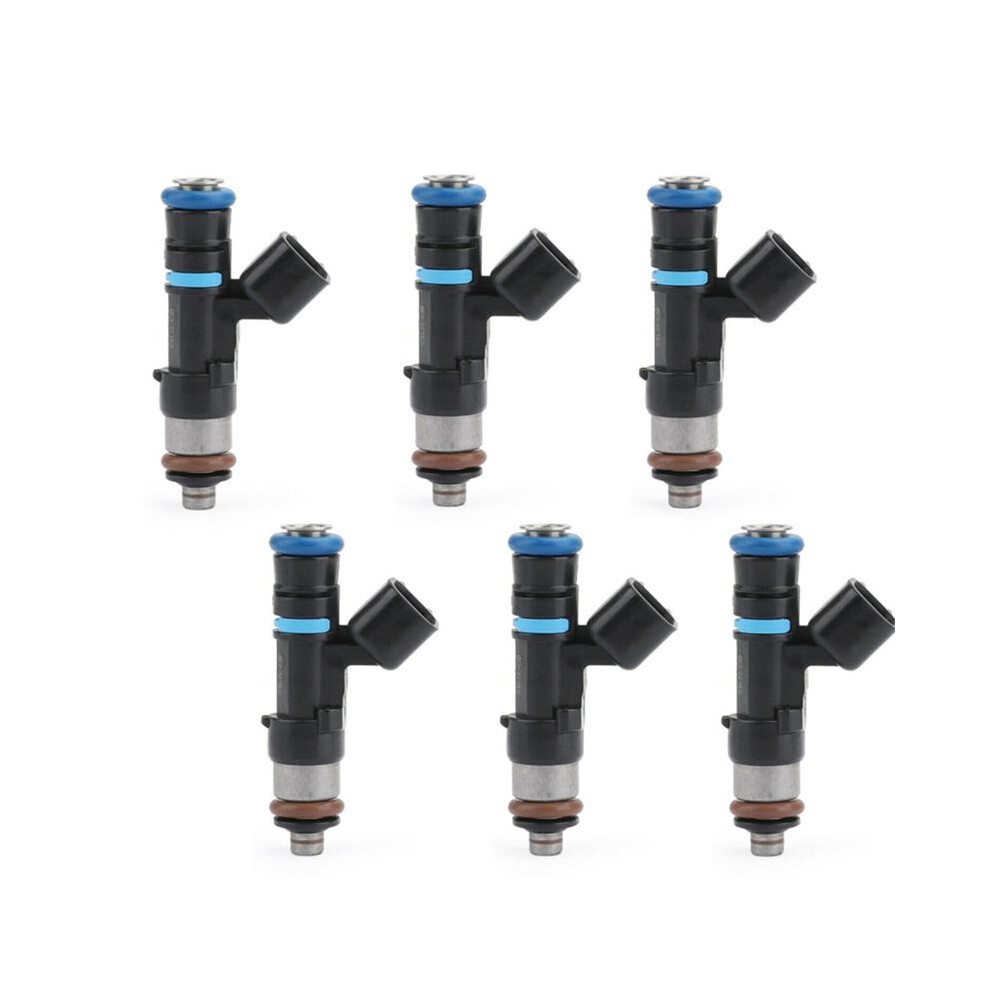 6Pcs Fuel Injector Nozzle For Explorer Mercury 4.0L 2005-2010 0280158055 Injector 5L2z-9F593-Cb Light 4713546467836