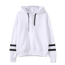 Sweat à capuche femme - Blouse sweat-shirt à capuche ample et décontractée à manches longues, couleur unie
