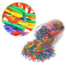 200 szt. plastikowych haczyków C-clip DIY, ogniw łańcucha, zabawki dla ptaków