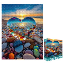 Puzzle Plážové srdce 1000 dílků