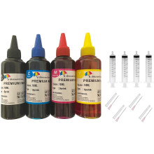 4x100ml Refill Ink Bottles compatible for PG-243 CL-244 PG-245 CL-246 PIXMA MX492 MG2520 MG2522