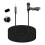 3,5 mm Lavalier-Microfoon + Winddichte Hoesset Lavalier-Microfoon Clip- Externe Knoopsgatmicrofoon voor -Microfoon 1,5 M 1