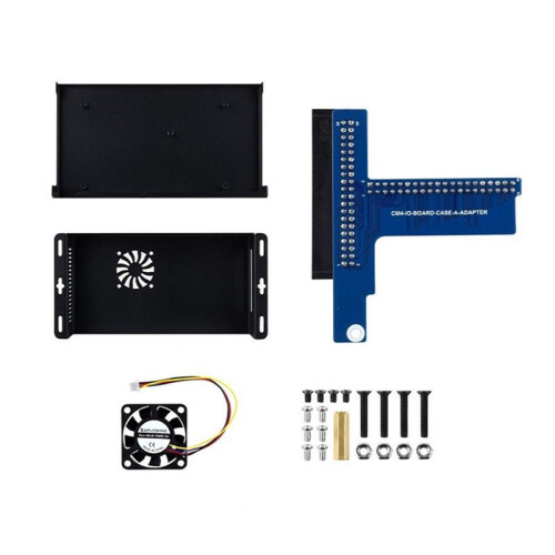 CM5 Metal Case for Raspberry Pi Compute Module 5 IO Board with Cooling Fan