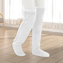 Vastag, térdig érő, dupla bársonyos, meleg unisex zokni, 1 pár