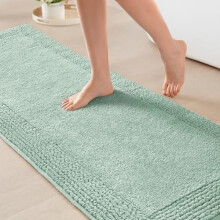 Alfombra de baño reversible Splendor, 100 % algodón, 3000 g/m², felpa de calidad hotelera, absorbente y de secado rápido, 61 x 183 cm, color