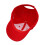 Rote verstellbare Baumwoll-Polyester-Baseballkappe mit Sonnenschutz 13