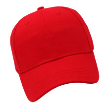 Casquette de baseball rouge réglable - ombre solaire - taille unique