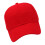 Rote verstellbare Baumwoll-Polyester-Baseballkappe mit Sonnenschutz 15