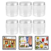 YEAHIBABY Aluminium bewaarpotten in diverse kleuren voor droogvoer, koffie en thee, 250 ml, 6 stuks