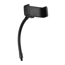 Hopfällbar telefonklämmhållare med 1/4-skruvmontering för LED-ringlampa, smartphonemontering, kompatibel med Android-smartphones