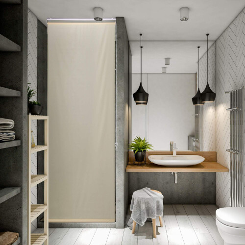 Tenda a rullo per bagno 1