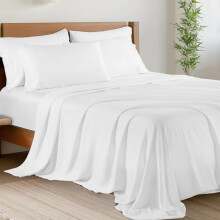 Queen Bamboo Rayon Sheet Set 4-Pc Deep Pocket