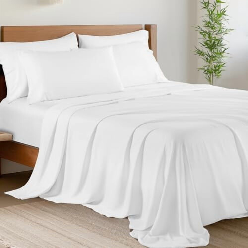 Queen Bamboo Rayon Sheet Set 4-Pc Deep Pocket