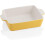 Ceramic Baking Dish Rectangular Yellow 6.5x4.9x1.8 in 1