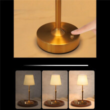 Led Cordless Night Light Rechargeable Bedside Table Lamps Touch Stepless Dimming Portable Desk Lamp for Bar Restaurant