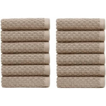 Zestaw ręczników kąpielowych Euro Spa Waffle, 2 szt., 35 x 70 cali, lniany