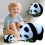 Panda de pelúcia realista que anda 1