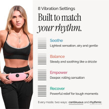 Menstrual Heating Pad for Period Cramps - Portable Heating Pad for Period Cramps Relief with Heat & Massage,for Women
