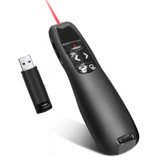 Wireless demonstrator 4GHz RF technology ergonomically designed plug and play USB receiver