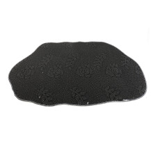 Imitation Cashmere Flower Floor Mat Non Slip 60x40cm Water Absorbent