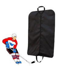 Faltbarer Kleidersack für Hockeytrikots, schwarz