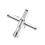 Draaddraaigereedschap, verzilverd staal, 1 set 1