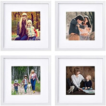 Ramă foto neagră 8x10 cu plexiglas