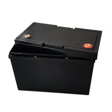 Waterproof ABS Plastic Thick Case 12V 90AH Lithium Battery Protective Box Portable with Integrated Handle