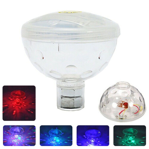 MesaSe Πλωτό Υποβρύχιο RGB LED Disco Light Glow Show Πισίνα Υδρομασάζ Spa Λάμπα