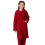 Kinderpyjama-Set, warm, korallenrot, Größe 11–12 1