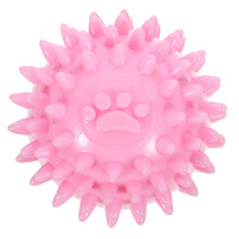 OUNONA Ροζ παιχνίδι για κουτάβια που βγάζουν δόντια με καρφωτή επιφάνεια για