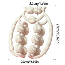 Doppelring-Beinmassagegerät zur Muskelentspannung und -regeneration – Tiefengewebsrolle mit einstellbarem Druck, flexiblem Design, geeignet für