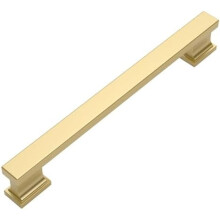 Brushed Gold Cabinet Pulls 5 Inch Center 10 Pack