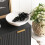 Homcom HOMCOM Sideboard Buffet Cabinet with Adjustable Shelves, Black 9