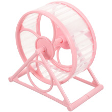 Plast Hamster Löphjul 14cm Rosa