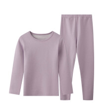 Conjunto de ropa interior térmica para niños Ediodpoh, capa base cálida sin costuras para niños, morado, 11-12 años, para uso en interiores y