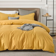 Dekbedovertrekset voor kingsize bed, 3-delig, zacht, dubbel geborsteld microvezel