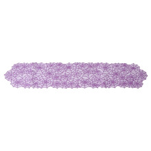 YEAHIBABY Tovaglia a ragnatela con decorazioni in pizzo viola per caminetto e tavoli