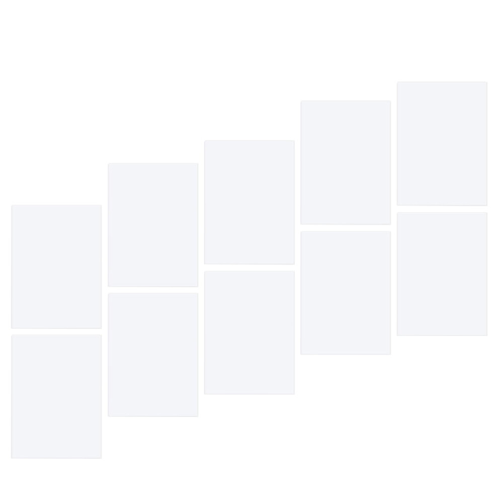 10Pcs Clear Diy Acrylic Sheets Picture Frame Acrylic Panel Crafting Projects Acrylic Sheet 9558633831504