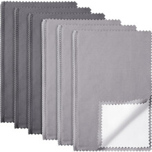 Panni per lucidare gioielli in argento, 6x8 pollici, 6 pezzi