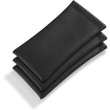 3 Pack Leather Soft Sunglasses Case Squeeze Top Portable Eyeglasses Pouch Glasses Bag for Women Men