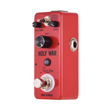 HOLY WAR Analog Heavy Metal Distortion Kitaraefektipedaali, 3 toimintatilaa, alumiiniseoskuori, True Bypass -efektipedaali