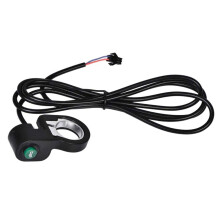 Universal Touch Handlebar Horn Button for Electrombile Motorbike (Black)